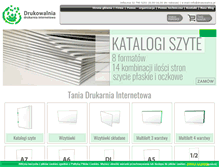 Tablet Screenshot of drukowalnia.pl